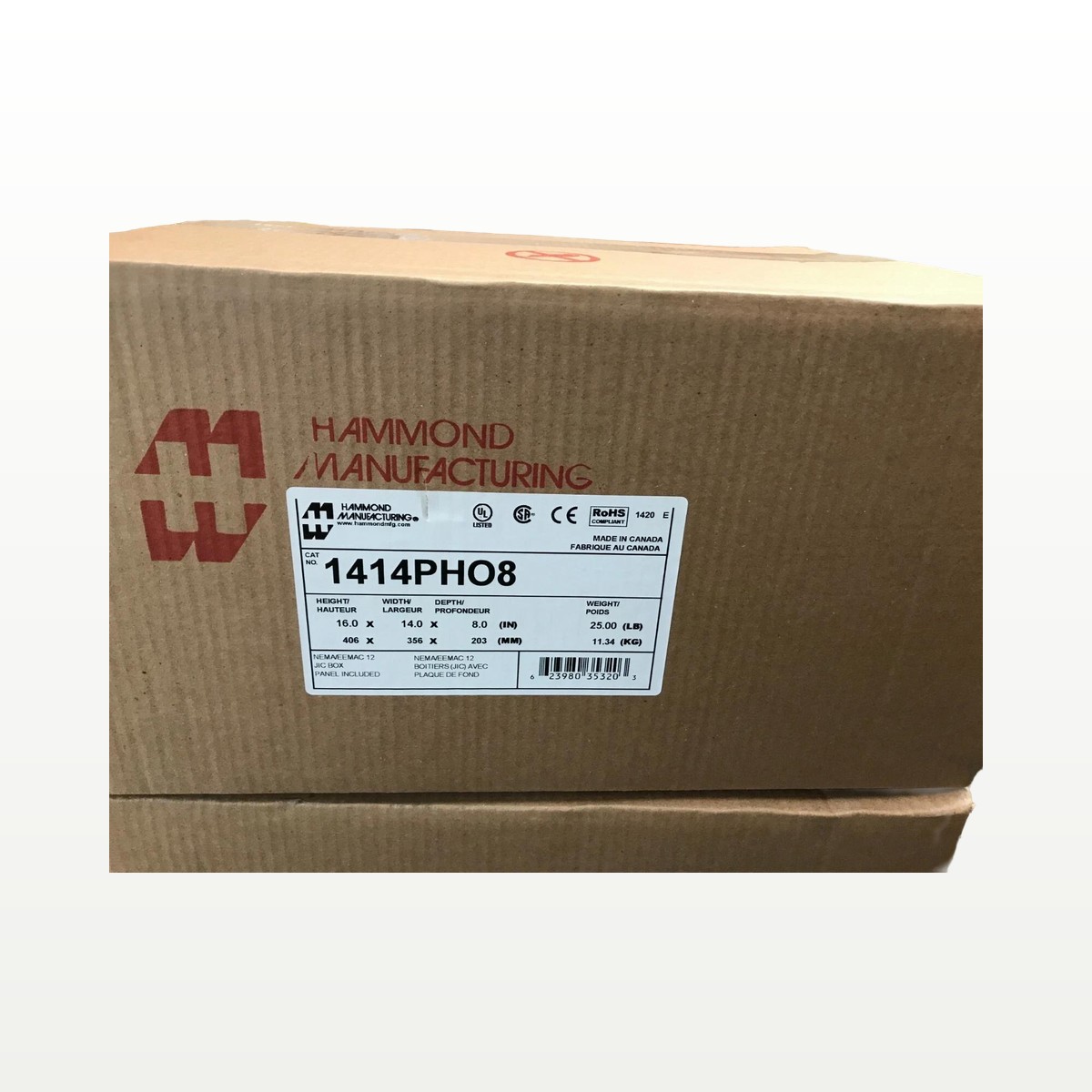 Hammond 1414Pho Junction Box | 1414Pho8