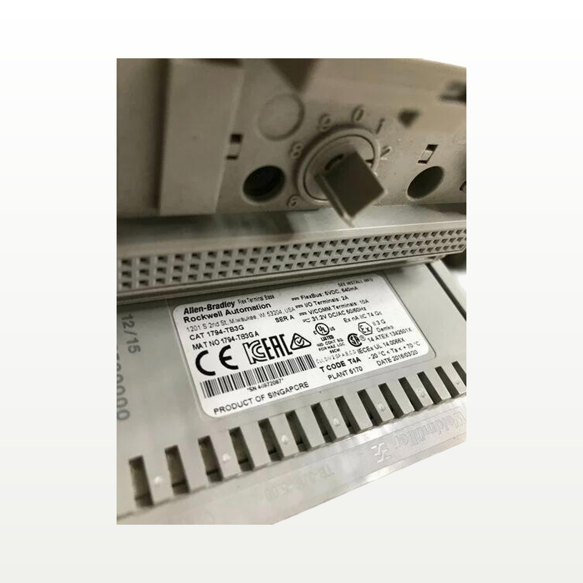 Allen-Bradley Flex I/O Terminal Base Unit for Analog Modules | 1794-TB3G