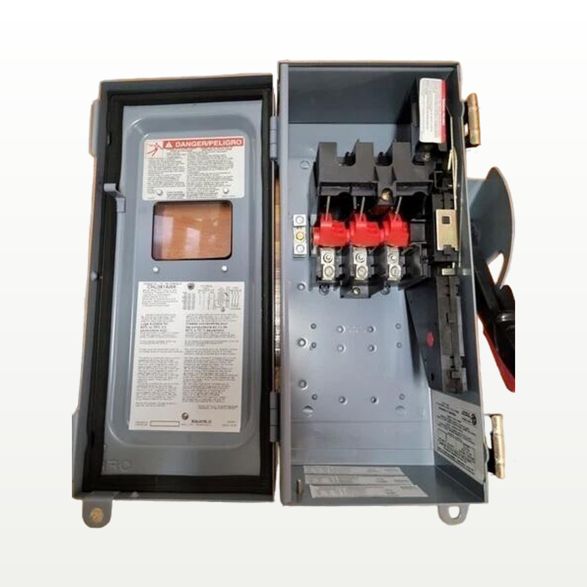 Eaton Chu Series Heavy Duty Fusible Safety Switch 3-Pole 30a 600V NEMA 1 | CHU361AWKEI1