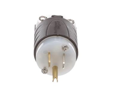 Pass & Seymour PS5266-X Straight Blade Plug, 15 a/125 VAC, 10-18 Awg, Screw Terminal, Ehu Series