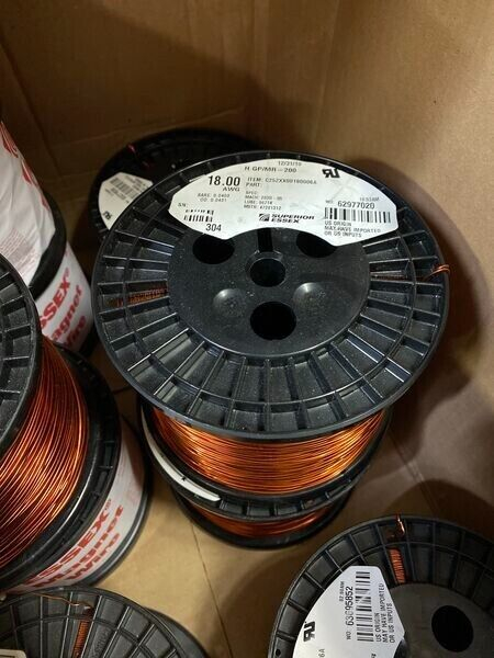 Essex Ultrashield Copper Magnet Wire (Sizes Awg 18) Approx 10 LB