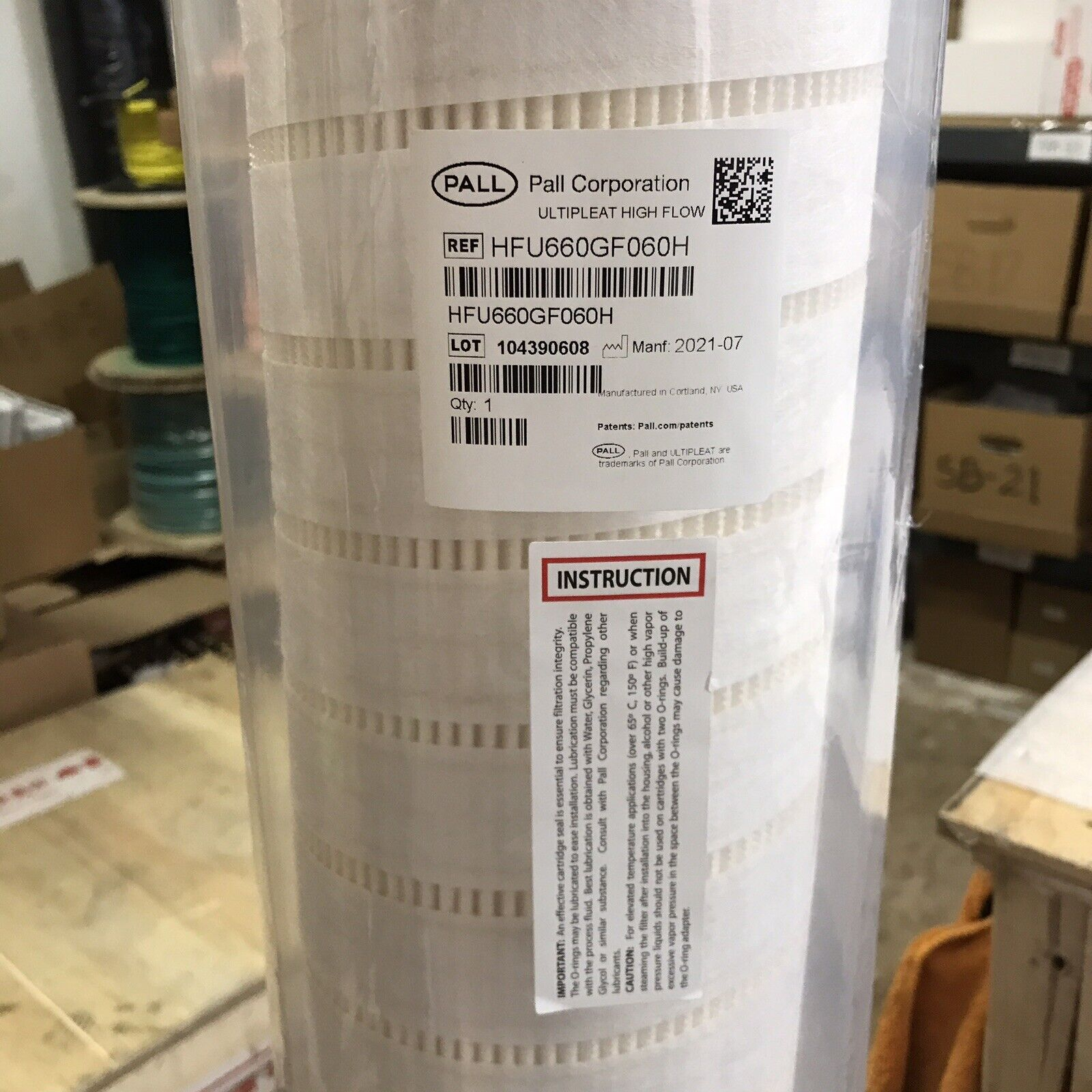 Pall HFU660GF060H, Ultipleat High Flow Filter System